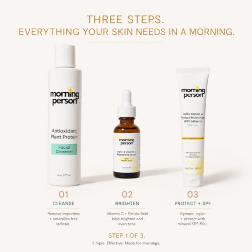 Morning Person Gentle Facial Cleanser with Kale & Green Tea - Product Imagery
