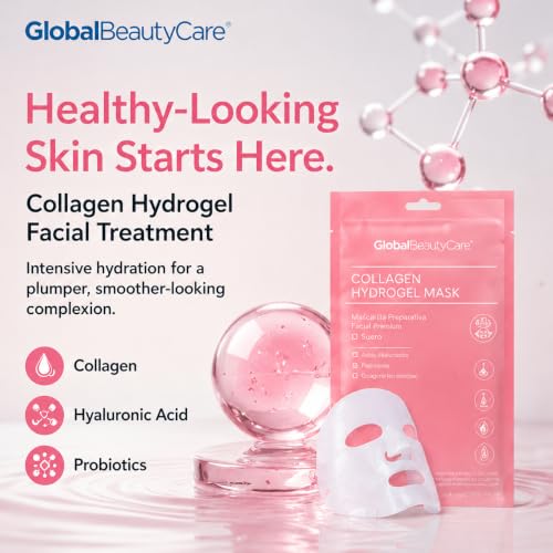 Global Beauty Care Collagen Hydrogel Face Mask - Hydration & - Product Imagery