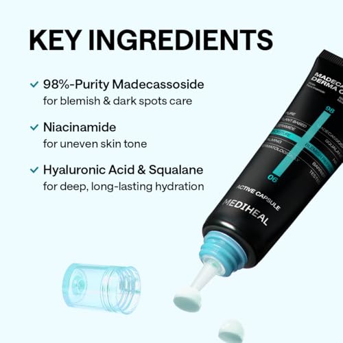 MEDIHEAL Madecassoside Derma Cream for Blemish Repair & Calming - Product Imagery