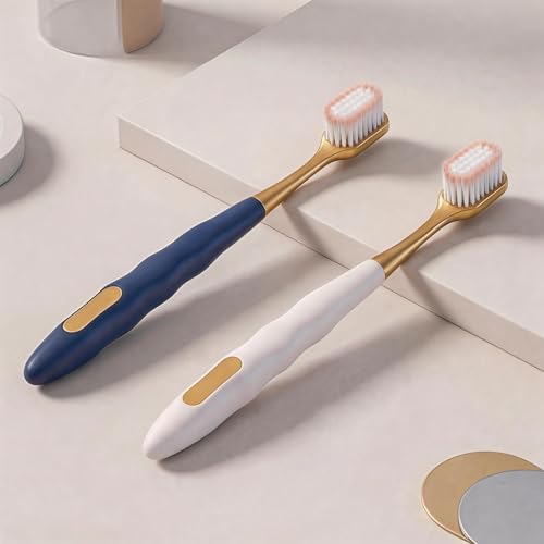 Adult Wide Head Soft Hair Toothbrush, Manual Toothbrush, - Product Imagery