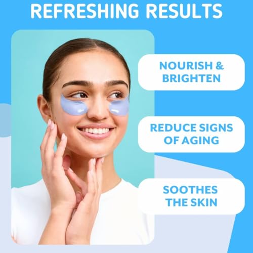 Patchology On Ice Cooling Blue Under Eye Patches For Puffy Eyes - Product Imagery