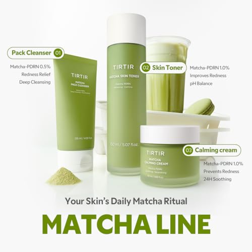 TIRTIR Matcha Pack Cleanser | Deep Pore Cleanser & Exfoliating - Product Imagery
