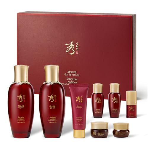 Sooryehan Hyobidam Fermented Skincare Gift Set with Wild Ginseng - Product Imagery