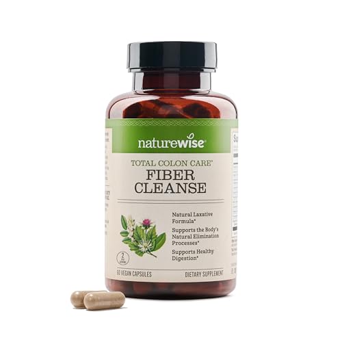 NatureWise Total Colon Care Fiber Cleanse - Natural Laxative - Product Imagery