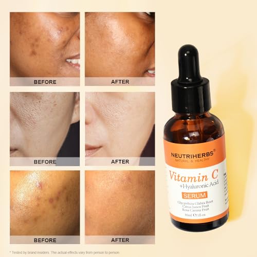 NEUTRIHERBS Vitamin C Serum with Hyaluronic Acid Brighten Firm - Product Imagery