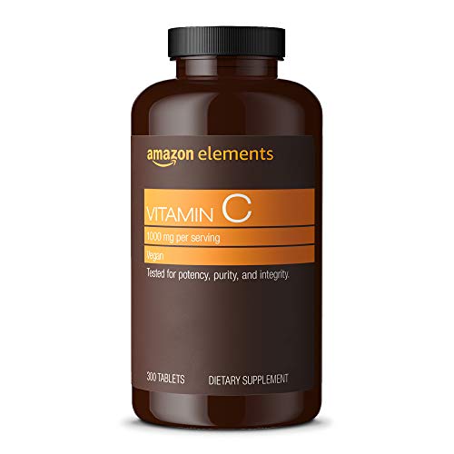 Amazon Basics Vitamin C 1000mg, Supports Healthy Immune System, - Product Imagery