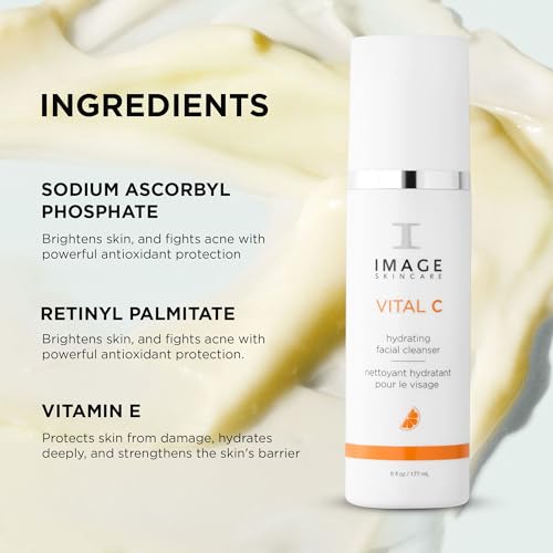 IMAGE Skincare VITAL C Hydrating Facial Cleanser, 6 Fl Oz - Product Imagery