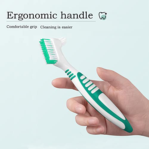 Denture Brush 4Pcs Denture Toothbrushes Double Sided Toothbrush - Product Imagery