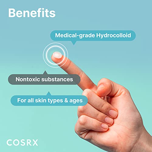 COSRX Acne Pimple Patches Absorbing Hydrocolloid Spot, 3 Size - Product Imagery