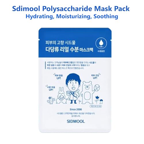 Polysaccharide Real Moisturizing Soothing Mask Pack 8pcs - Product Imagery