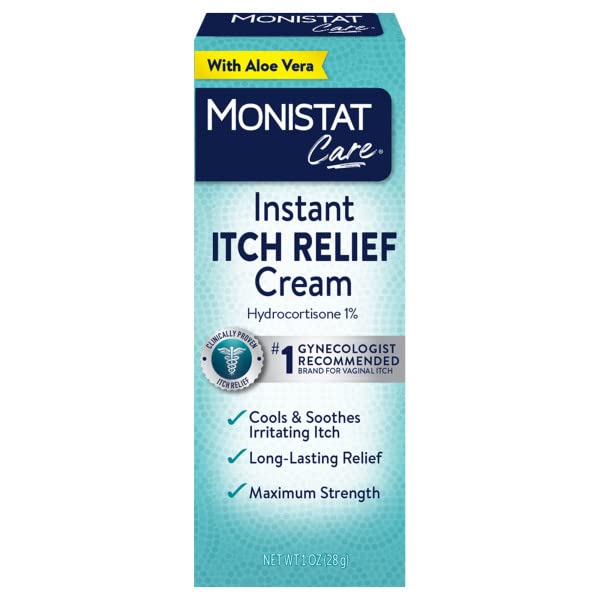 Monistat Care Instant Itch Relief Cream | Max Strength | Cools & - Product Imagery