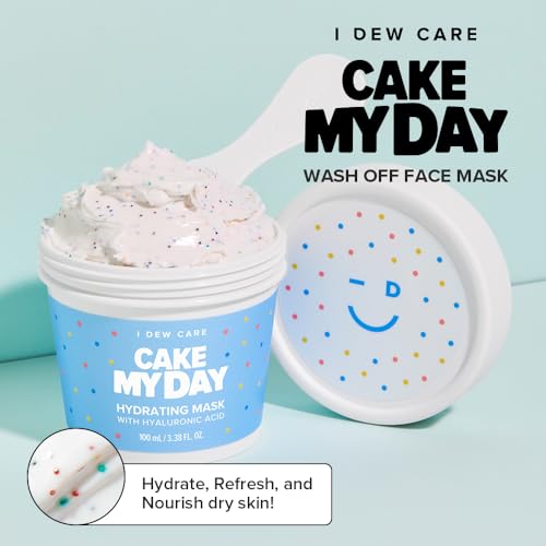 I DEW CARE Cake My Day Hydrating Wash Off Mask, Hyaluronic Acid - Product Imagery
