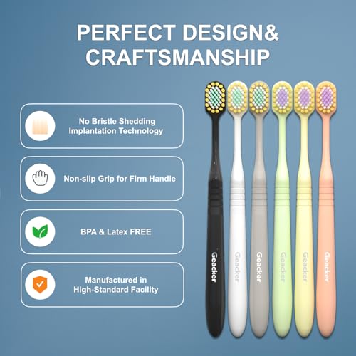Extra Soft Toothbrush for Adults with Wide Head – Ultra Soft - Product Imagery