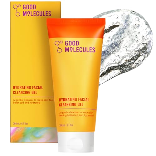 Good Molecules Hydrating Facial Cleansing Gel, Gentle Face Wash, - Product Imagery