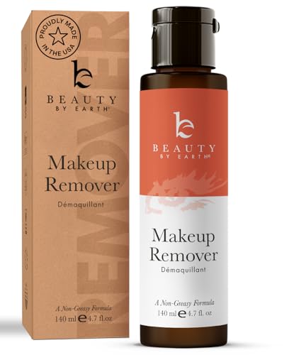 Beauty by Earth Makeup Remover - USA Made with Natural & Organic Ingredients Face and Eye – Citrus