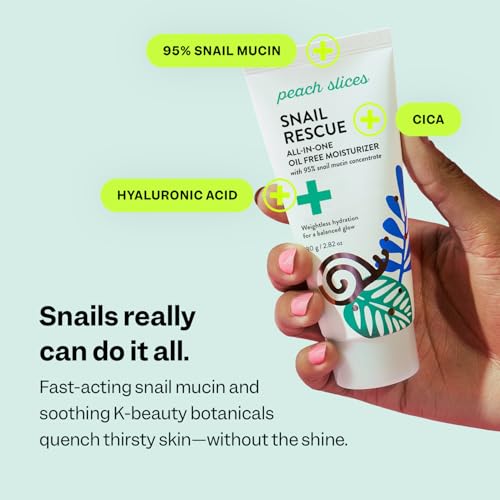 Peach Slices - Snail Rescue All-in-One Oil Free Moisturizer - Product Imagery