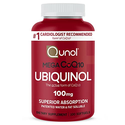 Qunol Mega Ubiquinol CoQ10 100mg, Superior Absorption, 100 - Product Imagery