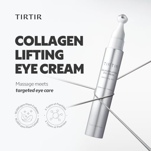TIRTIR Collagen Lifting Eye Cream - Roller Applicator, Wrinkle - Product Imagery