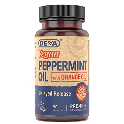 DEVA Nutrition Premium Vegan Peppermint Oil with Orange Oil, - Product Imagery