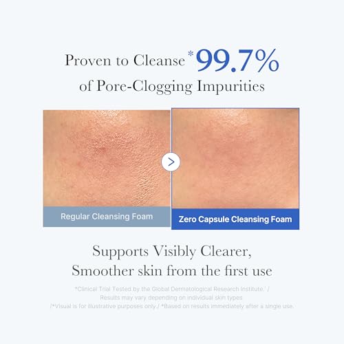 medicube Facial Cleanser Zero Pore Capsule Cleansing Foam - Product Imagery