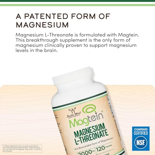 Magnesium L-Threonate 2,000mg Per Serving Magtein, Sleep - Product Imagery