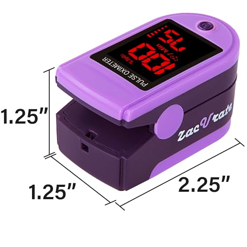 Zacurate Pro Series 500DL Fingertip Pulse Oximeter Blood Oxygen - Product Imagery