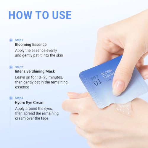 JAYJUN Intensive Shining Mask with Lavender Extract (10 Pack) - Product Imagery