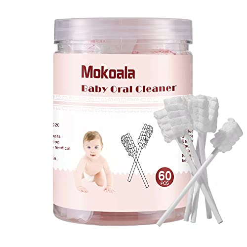 60Pcs Baby Tongue Cleaner Baby Toothbrush Disposable Oral Cleaner - Product Imagery