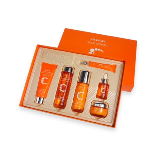 6-Pc 5X Vitamin C Skincare Set-Brightening Face Routine Box Gift - Product Imagery