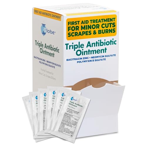 Globe Triple Antibiotic Ointment 0.9g Packets, First Aid - Product Imagery