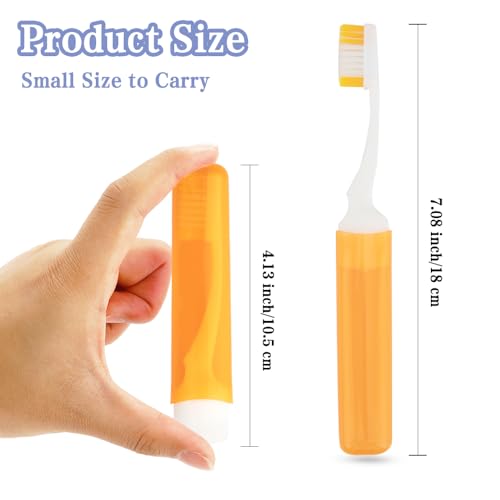 Travel Toothbrush, 3PCS Travel Toothbrush Set, Mini Toothbrush - Product Imagery