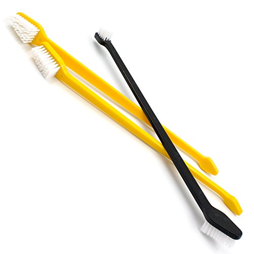Pet Republique Dog Toothbrush Set of 3 – Dual Headed Dental - Product Imagery
