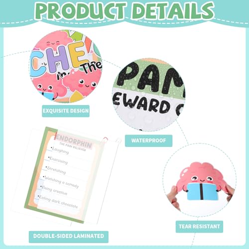 Mental Health Bulletin Board Set Happy Chemicals Poster - Product Imagery