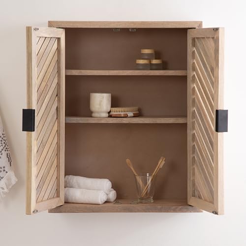 Kate and Laurel Mezzeta Decorative Modern Two-Door Floating - Product Imagery