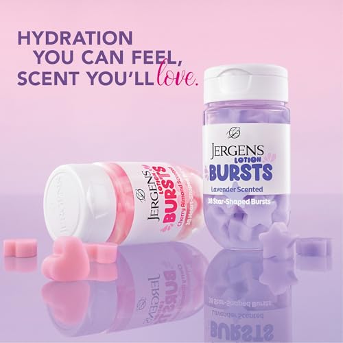 Jergens Lavender Star-Shaped Lotion Bursts Moisturizer for - Product Imagery