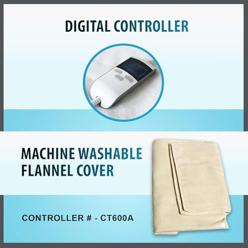 ThermoRelief Moist Heating Pad, Digital Timer, Medium 18 x 14 in - Product Imagery