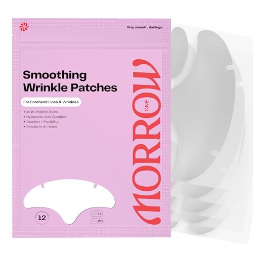 Morrow One Forehead Wrinkle Patches Peptide Face Tape Overnight - Product Imagery