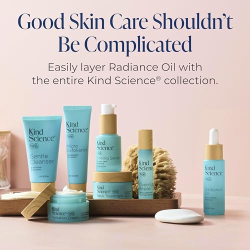Kind Science Radiance Face Oil - Hydrating with Vitamin E, C & - Product Imagery