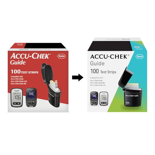 Accu-Chek Guide Glucose Test Strips, Pack of 100 - Product Imagery