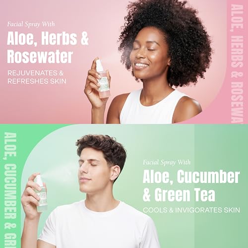Mario Badescu Facial Spray Collection with Rose Water, Cucumber, - Product Imagery