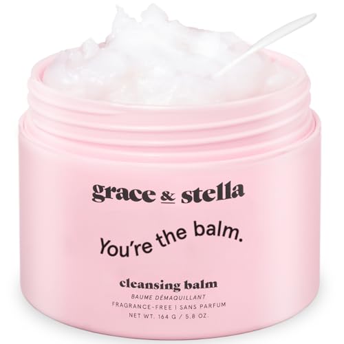 grace & stella Cleansing Balm - Oil-Based Makeup Remover 164g / 5.8oz – Unscented