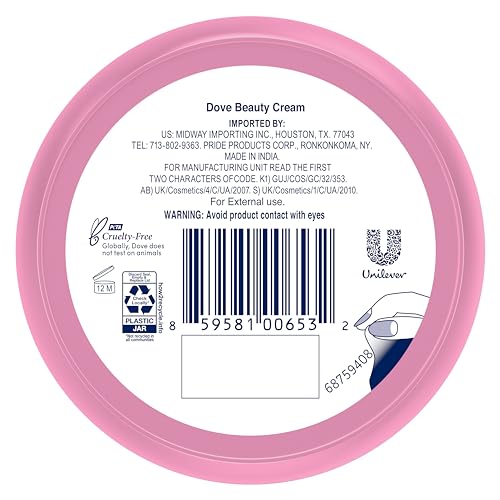 Dove Lotion, Beauty Cream - Light, Fast-Absorbing Face and Body - Product Imagery