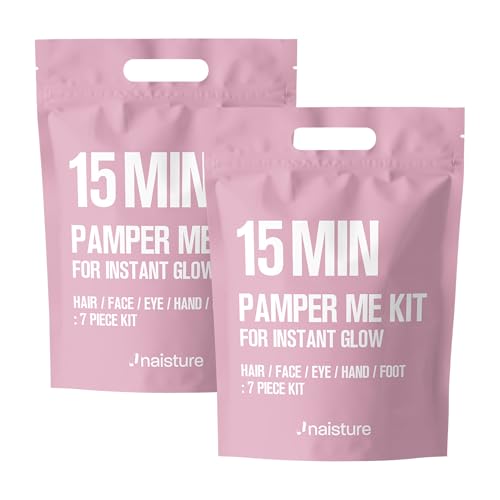 Naisture 15 Min Pamper Me Kit Duo Pack Korean Spa Skincare Gift - Product Imagery