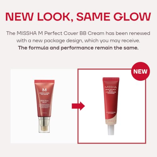MISSHA M Perfect Cover BB Cream No.23 Natural Beige SPF 42 PA+++ - Product Imagery