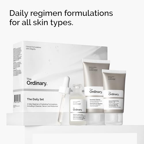 The Ordinary The Daily Set, Daily Skincare Routine with Squalane - Product Imagery