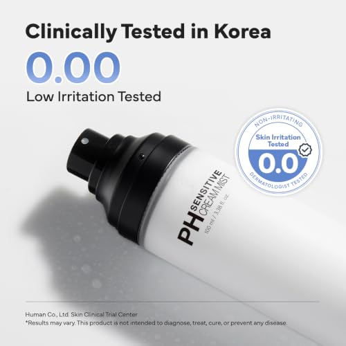 SAM'U PH Sensitive Cream Mist, Hydrating Soothing Face Mist, - Product Imagery