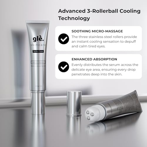 Gle Vitamin C Eye Serum for Dark Circles, Eye Wrinkles and - Product Imagery