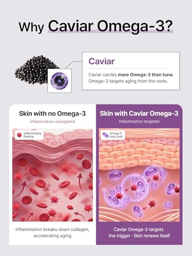 Caviar Glow Smoothing Serum, korean Retinol Serum for Anti Aging - Product Imagery