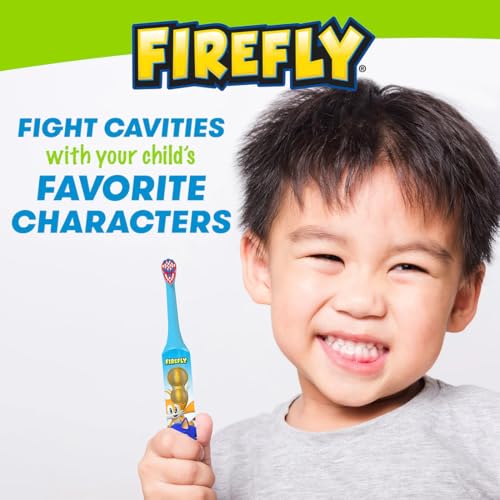 FIREFLY Clean N' Protect, Sonic The Hedgehog Toothbrush with 3D - Product Imagery