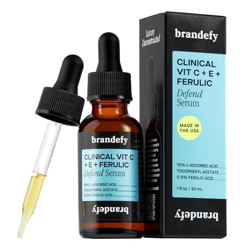 Brandefy Vitamin C Face Serum 15 L Ascorbic Acid Ferulic - Brandefy Official Imagery - 1